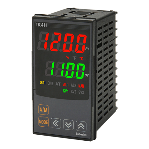 TK4H-A4RN 48X96mm PID Multi Giriş Röle Çıkışlı 1 Alarm ve Anlık Sıcaklığı 4..20mA İleten Sıcaklık Kontrol Cİhazı